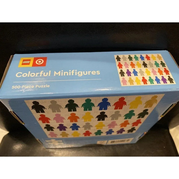 LEGO Collection x Target Colorful Minifigures 500 Piece Puzzle NEW - Picture 6 of 7